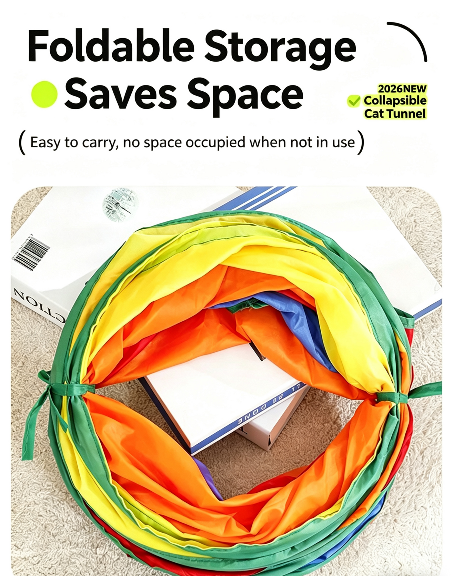 Honey Joy "Hide & Seek" Cat Tunnel