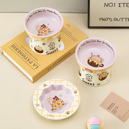 Honey Joy "Sweet Bear" Ceramic Bowl Set