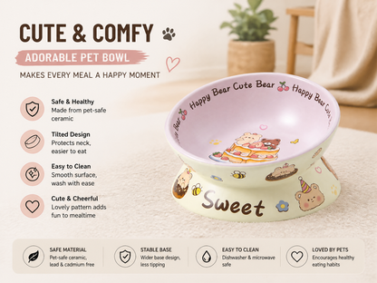 Honey Joy "Sweet Bear" Ceramic Bowl Set