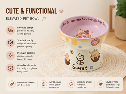Honey Joy "Sweet Bear" Ceramic Bowl Set