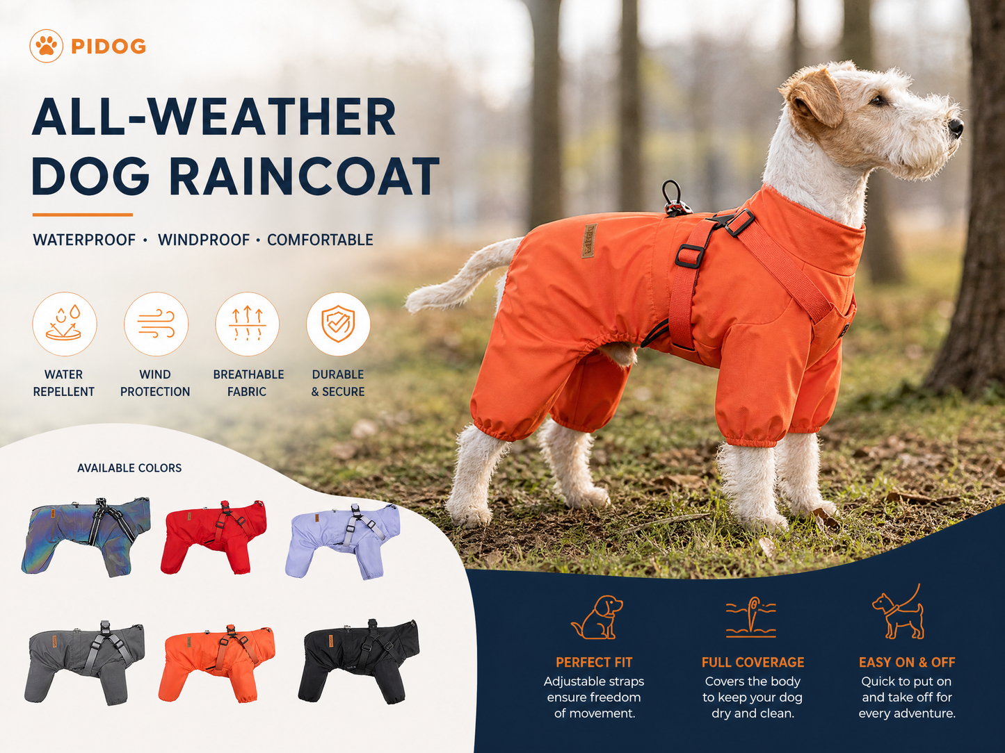 PuddlePal Full-Body Raincoat