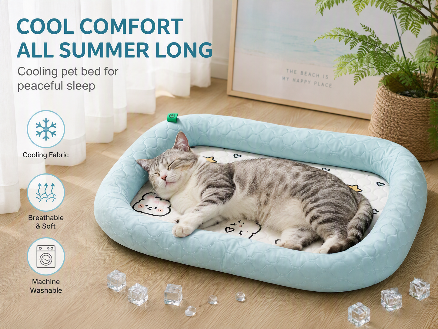 CoolPetal-- Cooling Pet Bed