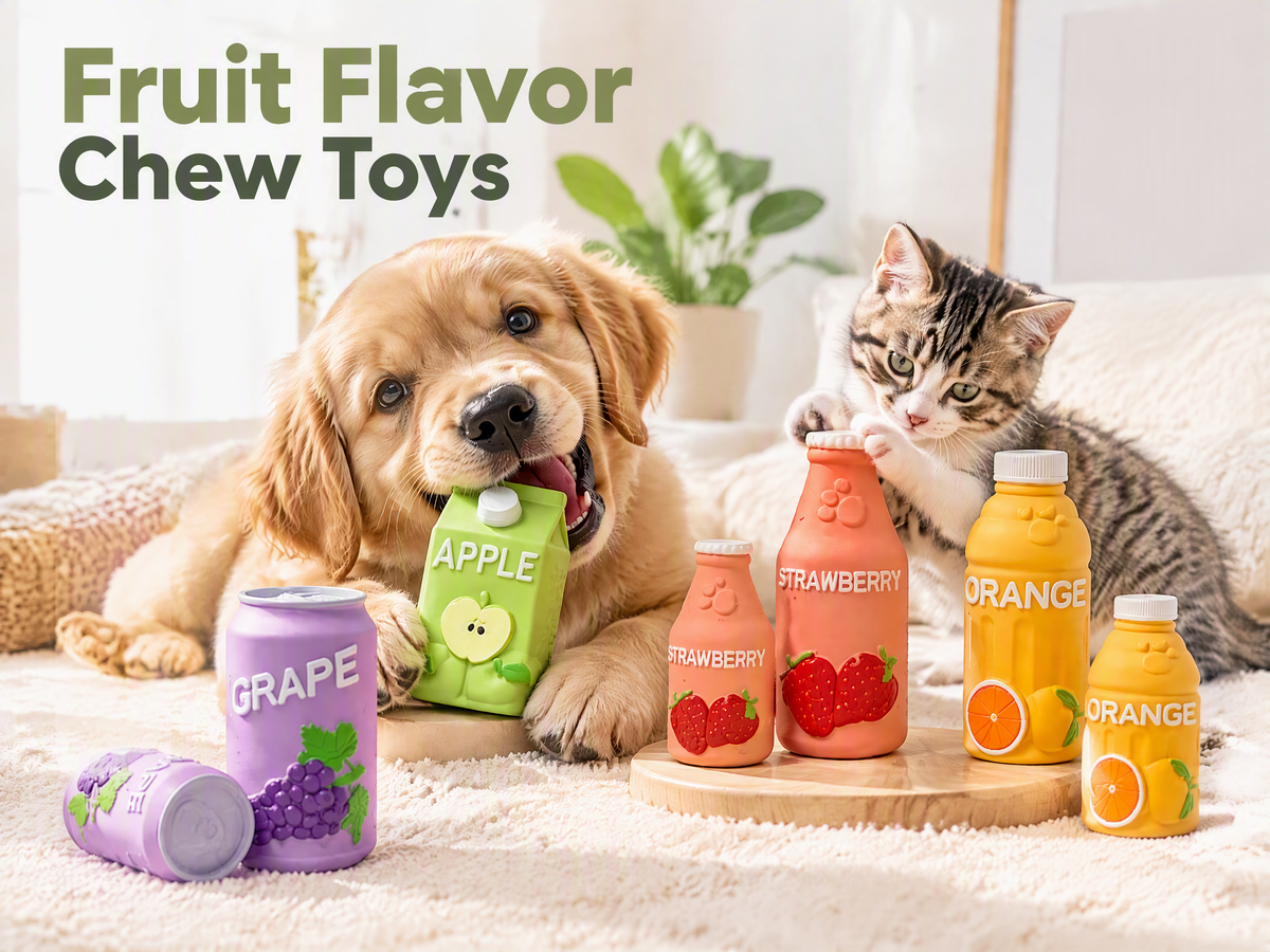 NectarChew™ Fruit Scented Chew Toys for Dogs & Cats