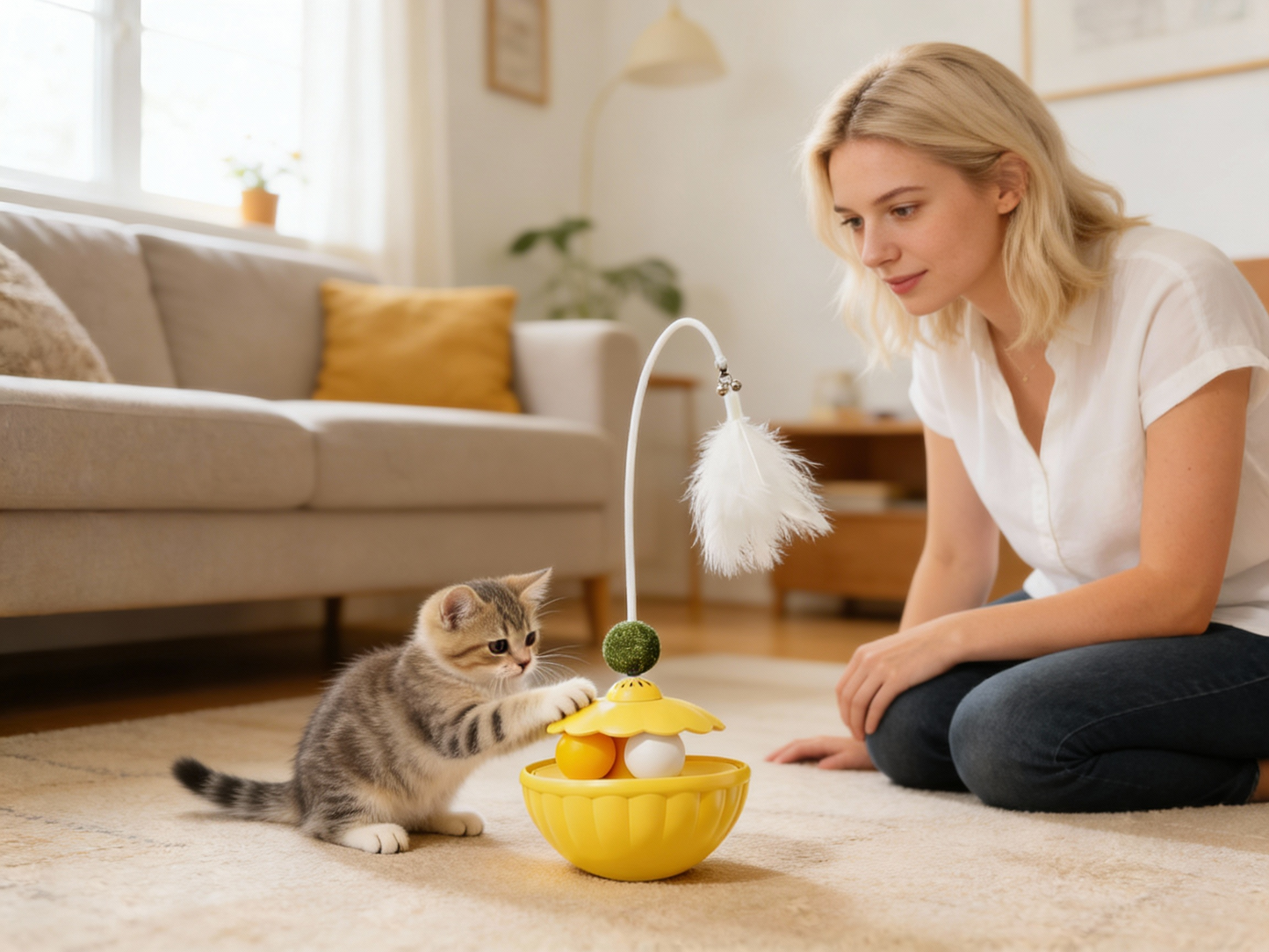 Honey Joy Paw-Toy Bouncer